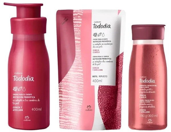 Set X3 Tododia Cereza Y Avellana Natura