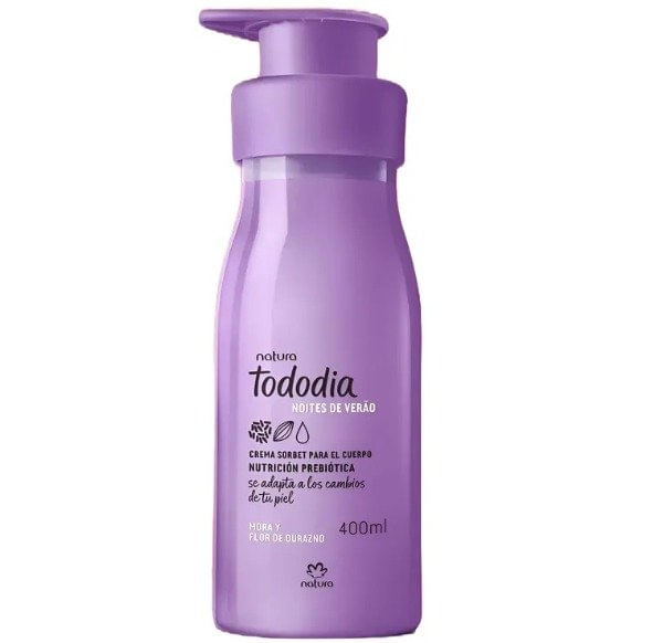 Crema Corporal Tododia Mora Y Flor De Durazno 400ml Natura