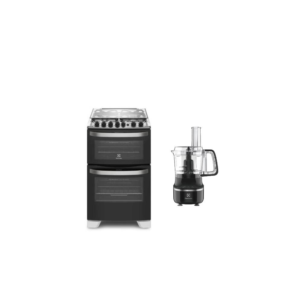 Combo Cocina Electrolux Doble Horno 56DBQ + Multiprocesadora Compacta 3 en 1 EFP500 GRATIS