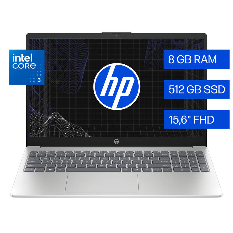 Notebook Hp 15-Fd1340la - D87zzla Intel Core 3
