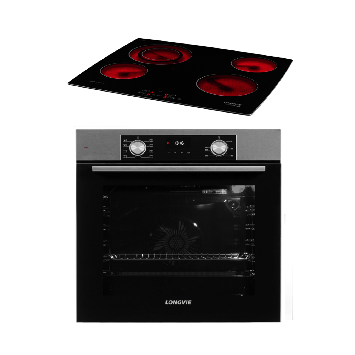 Combo CoccióN Horno EléCtrico Y Anafe VitroceráMico
