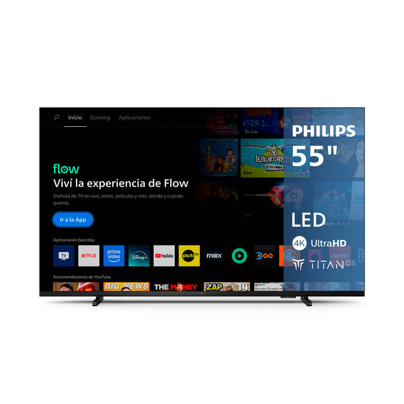 Smart Led Tv Philips 55" Uhd 4K 3840 X 2160 55Pud7309/77
