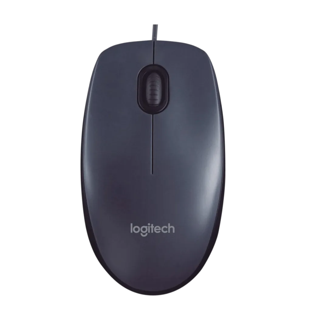 Mouse Con Cable Logitech M90 1000 Dpi Sensor óPtico Usb Gris Dark Midnight