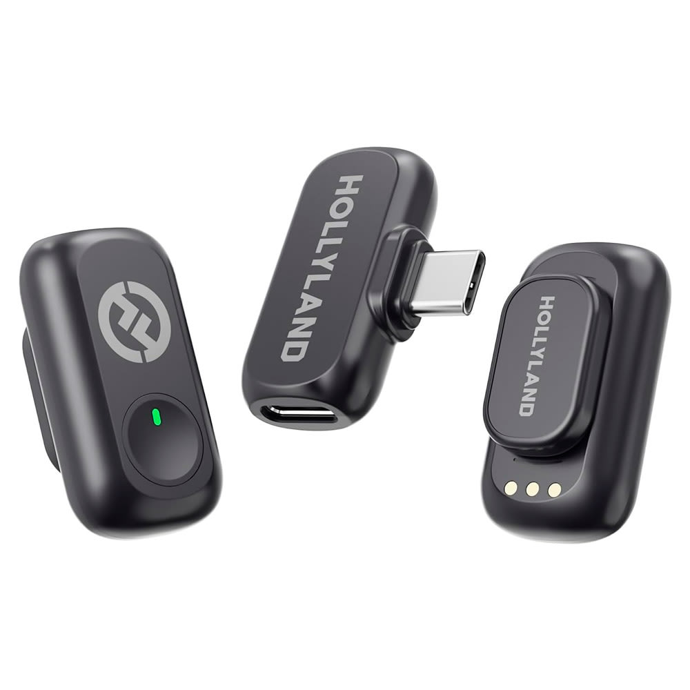 MicróFono InaláMbrico Hollyland Lark A1 2 Tx 1 Rx Usb-C Base De Carga