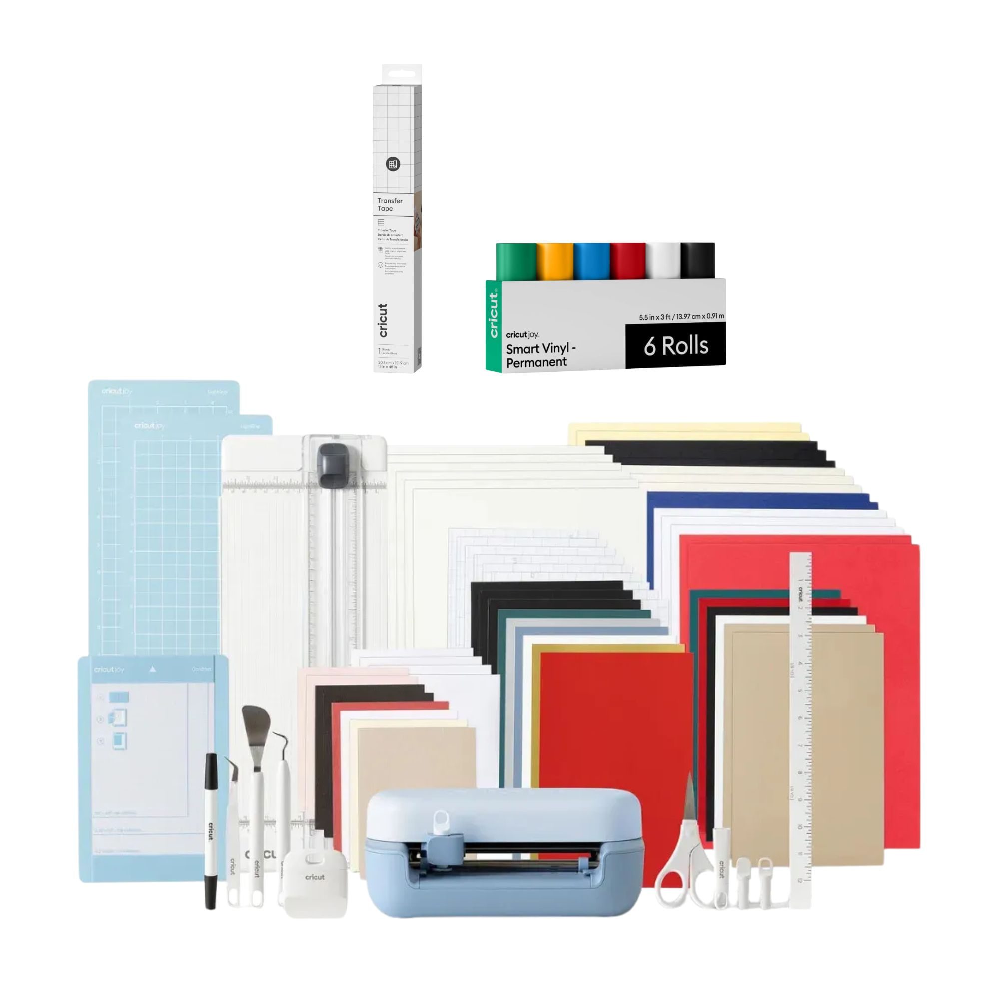 Cricut Joy 2 Deluxe Blue con Kit de Vinilos