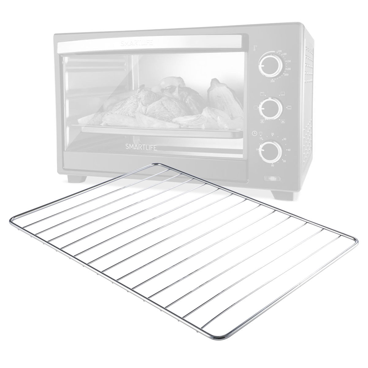 Accesorio Rejilla De Coccion Para Horno Smartlife To0040pn