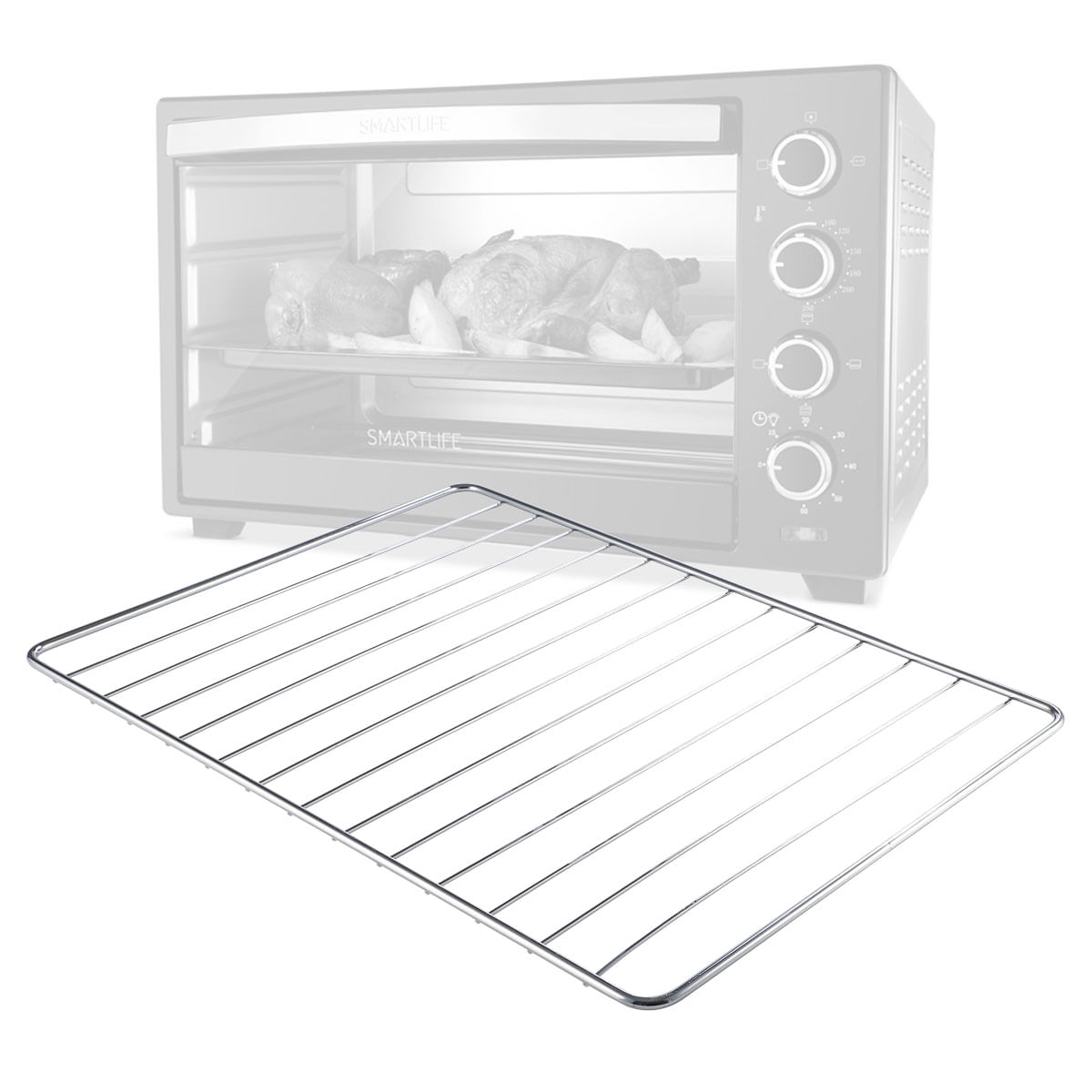 Accesorio Rejilla De Coccion Para Horno Smartlife Tor060pn