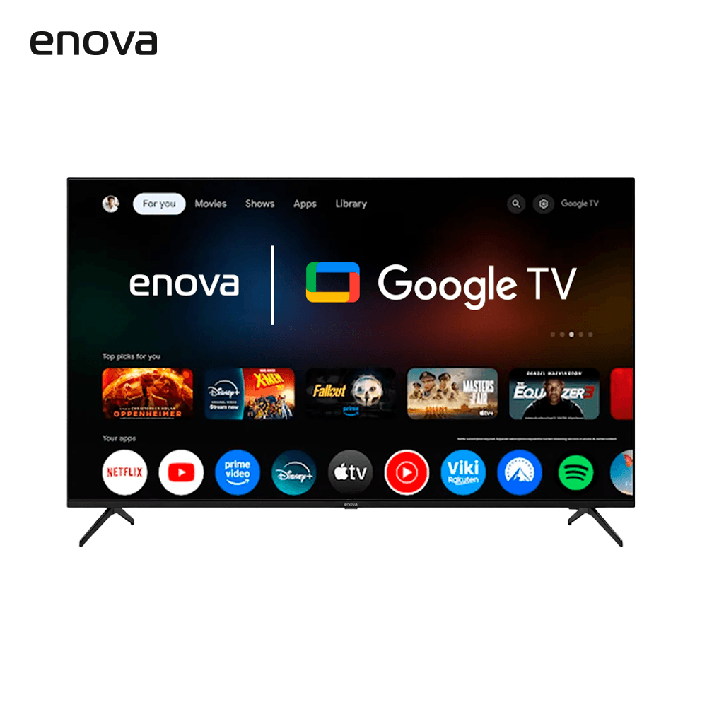 Google Smart Tv Enova 75 Qled 4k Uhd Frameless Tv