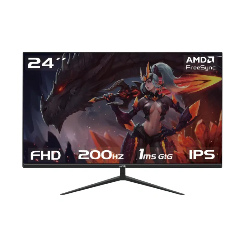 Monitor Gamer Raptor Hawk Eye 24 Ips Fhd 200hz 1ms