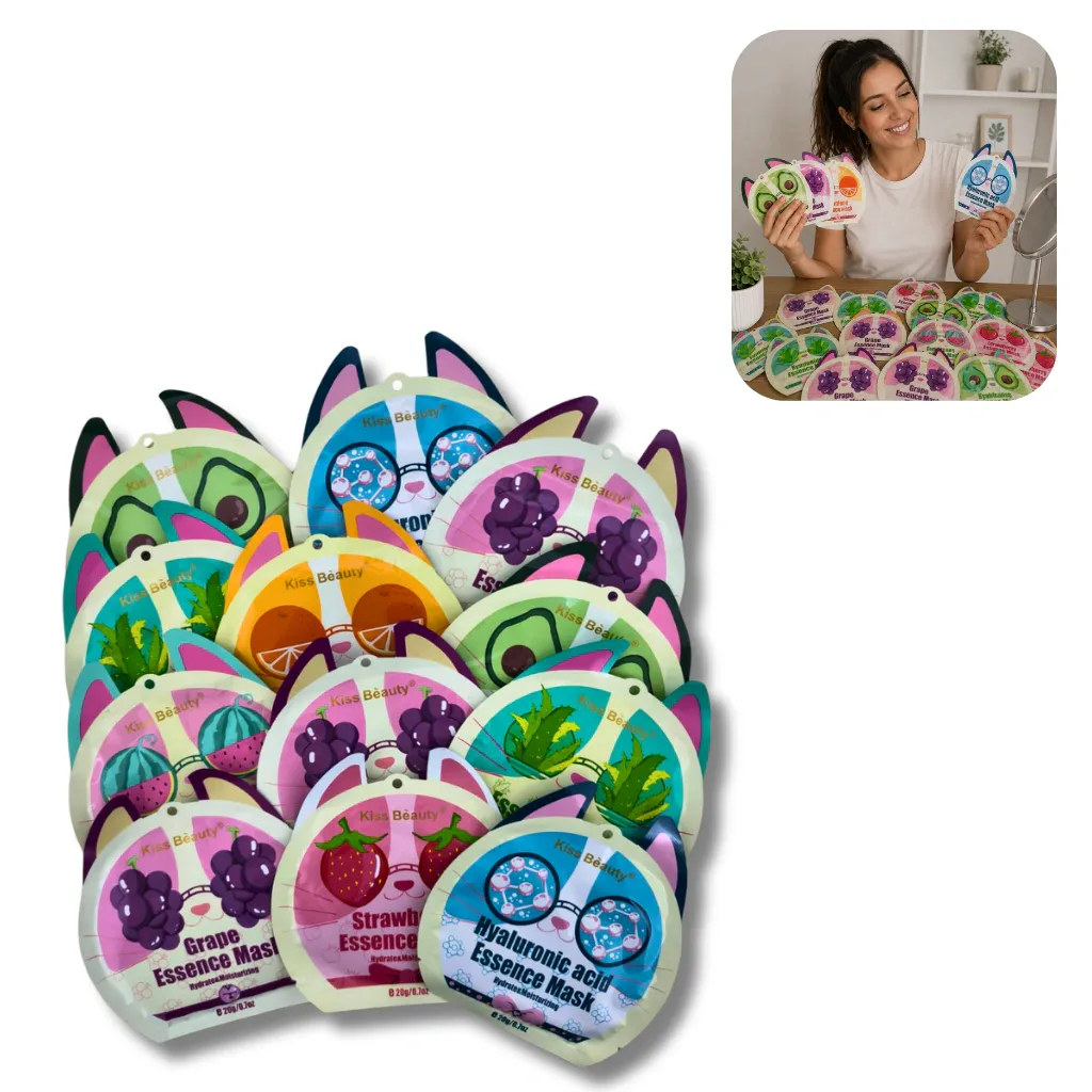 Mascara Hidratante Facial Humectante Pack X12 Surtidas