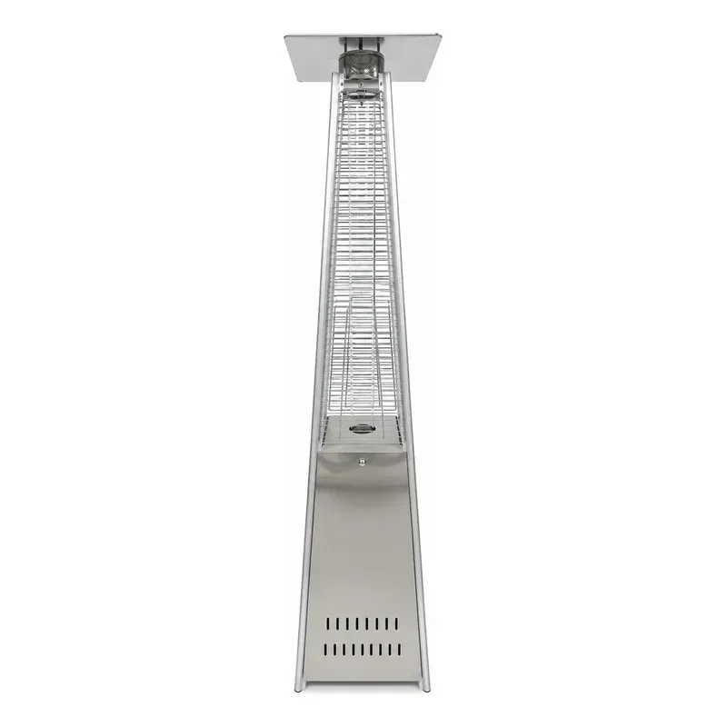 Calefactor Piramide A Gas 11170 Kcal Acero Inoxidable Dogo Gris