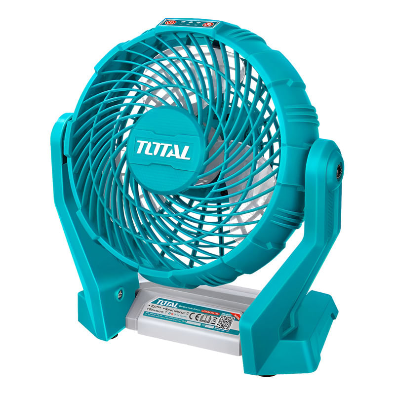 Ventilador Inalambrico Oficina Camping Auto Portatil Total Cantidad De Aspas Plasticas 3