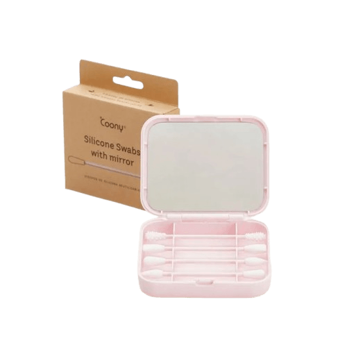 Hisopos De Silicona Reutilizables Con Espejo