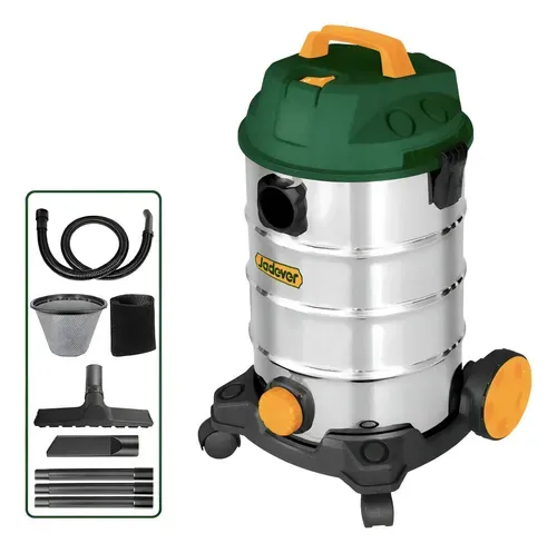 Aspiradora 35l 1200w Jadever Aspira Solido Liquido Accesorio Verde