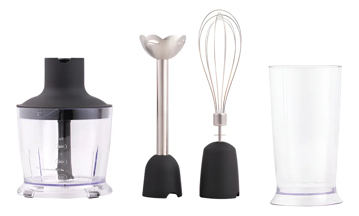 Minipimer Mixer Kanji Lic-Bl0800la02 3 En 1 800w Negra