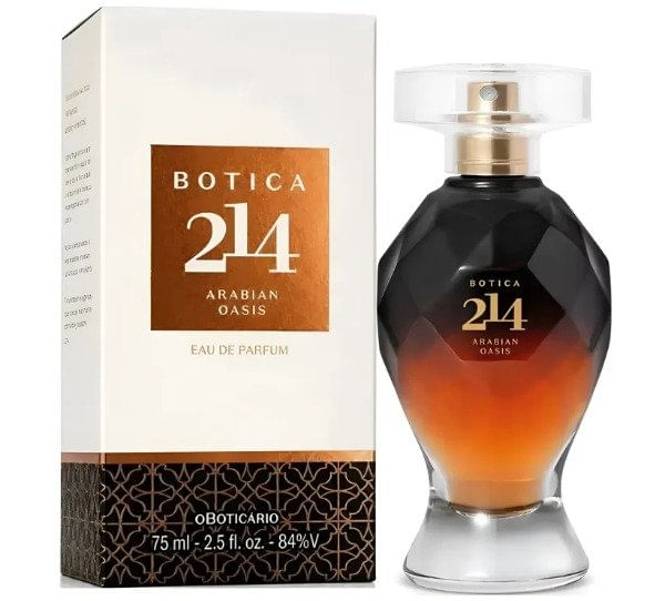 Perfume Botica 214 Arabian Oasis Femenino 75ml O BoticáRio