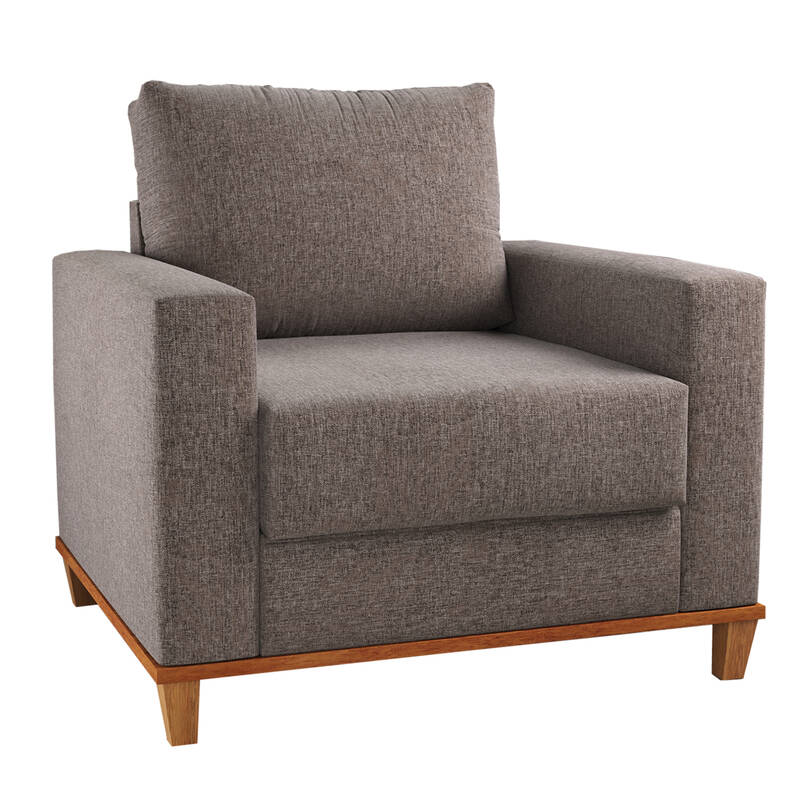 Sillon Delos Prada 25666-232675 1 Cuerpo Lino Kaki