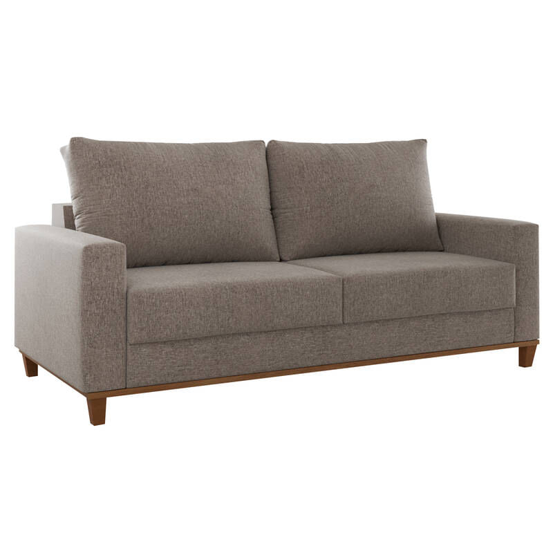 Sofa Delos Palazo 26299-232684 2 Cuerpos Lino Kaki