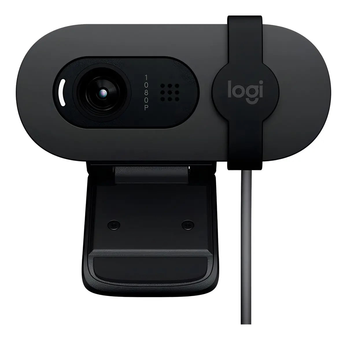 Camara Web Logitech Brio 100 Full Hd 1080p 30fps Microfono Negro