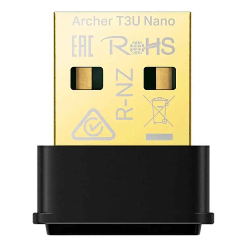 Adaptador Usb Red Tp-Link Archer T3u Ac1300 Nano Mumimo