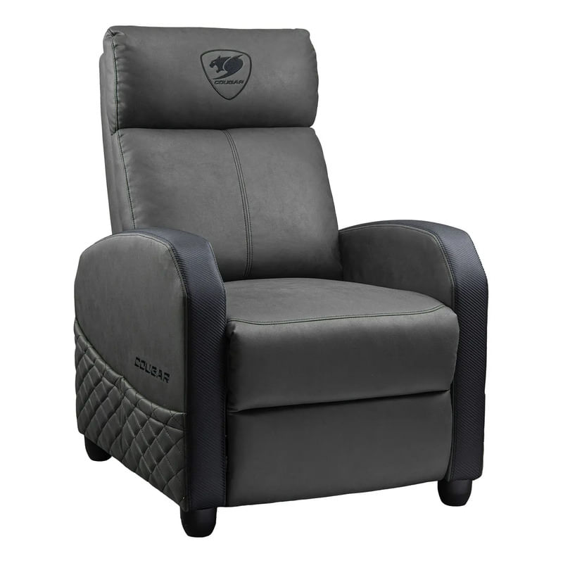 Sillon Gamer Cougar Ranger Elite Cuero Sintetico 135kg Gray Color Gris Material Del Tapizado Cuero Sintetico