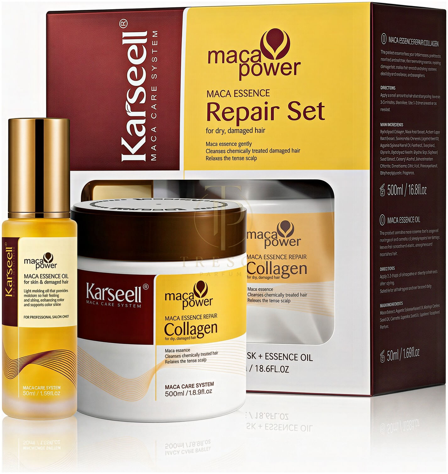 Karseell Set Mascarilla Capilar 500ml Y Aceite De ArgáN 50ml