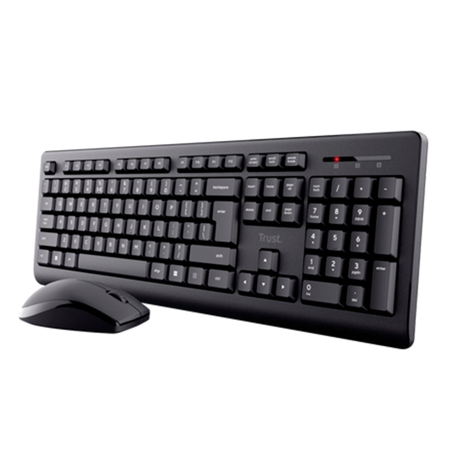 Kit teclado y mouse Trust Primo negro 25433