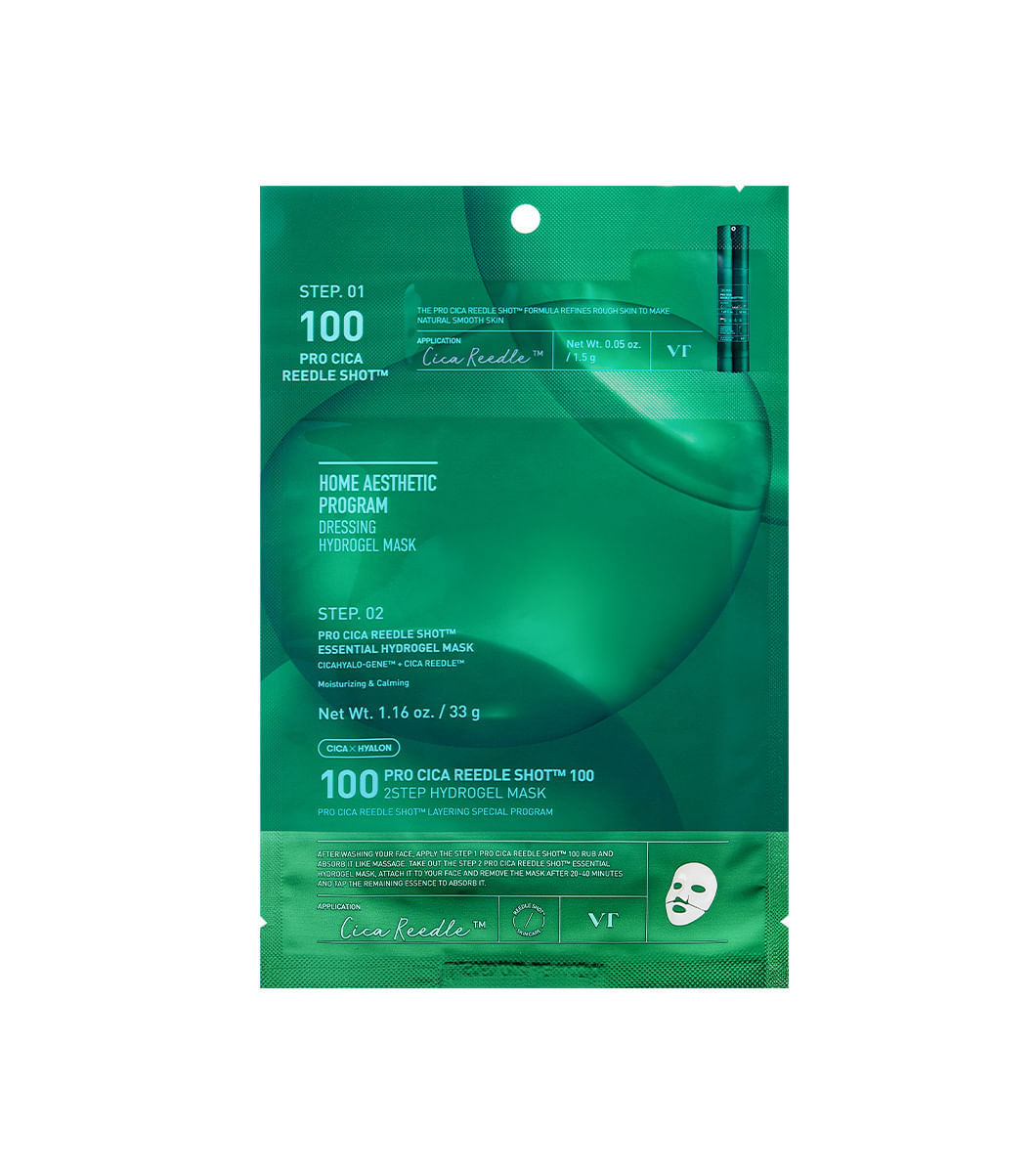 Mascarilla De Hidrogel Calmante De 2 Pasos Pro Cica Reedle Shot 100 2-Step Hydrogel Mask