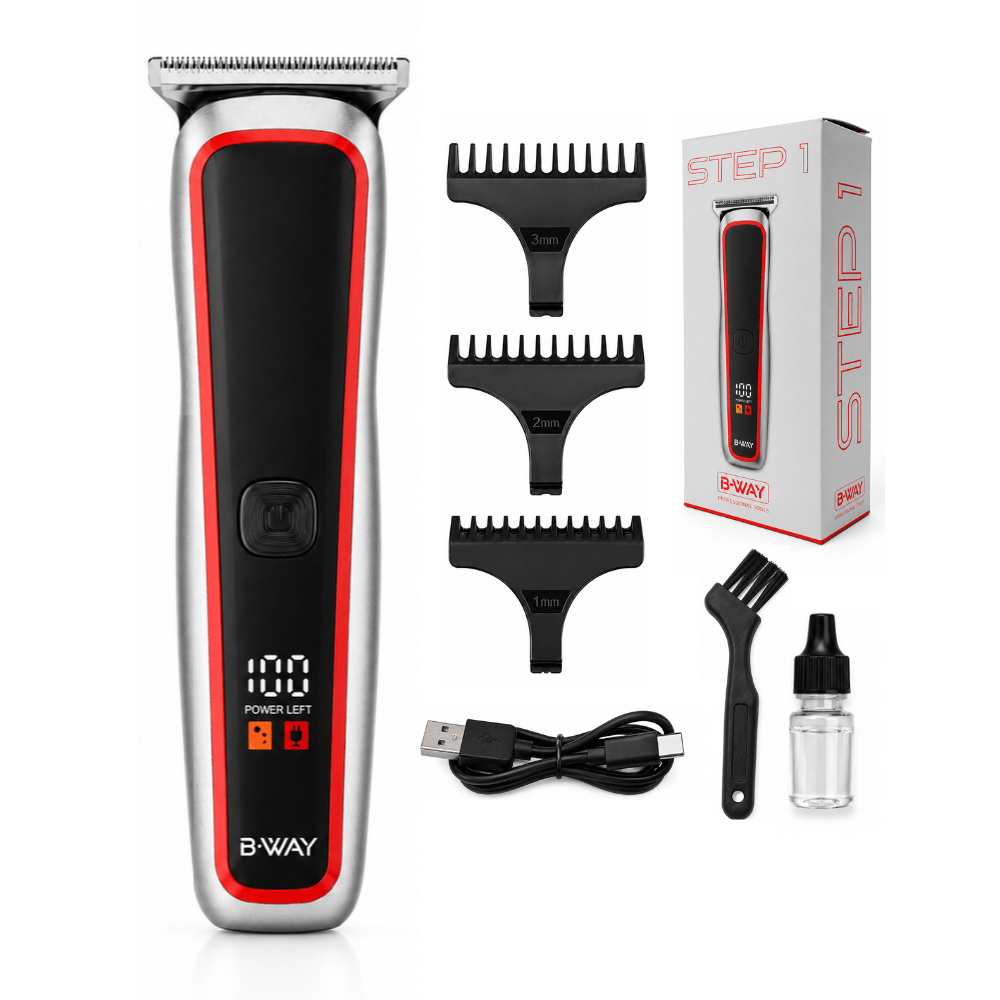 Maquina Corta Pelo Y Barba B-Way Step 1 Patillera Domestica Cuidado Personal