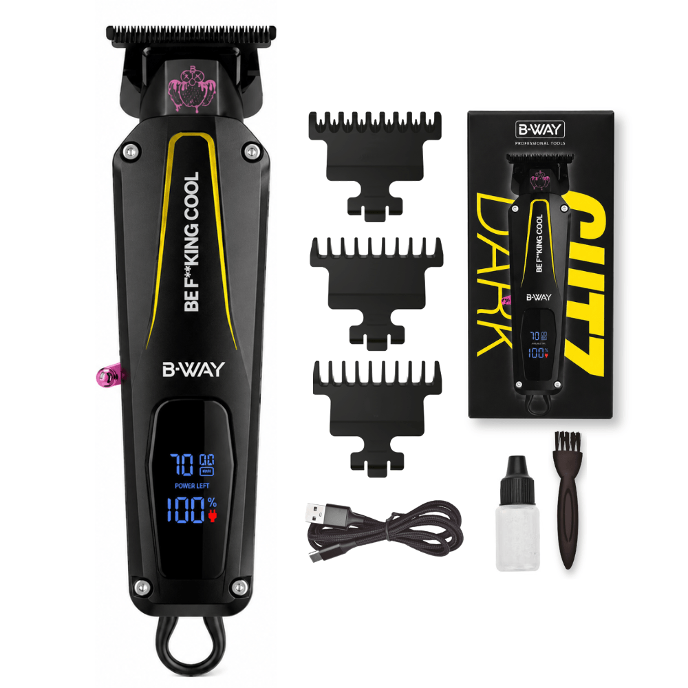 Trimmer B-Way Cutz Dark Patillera Profesional Corta Pelo Y Barba