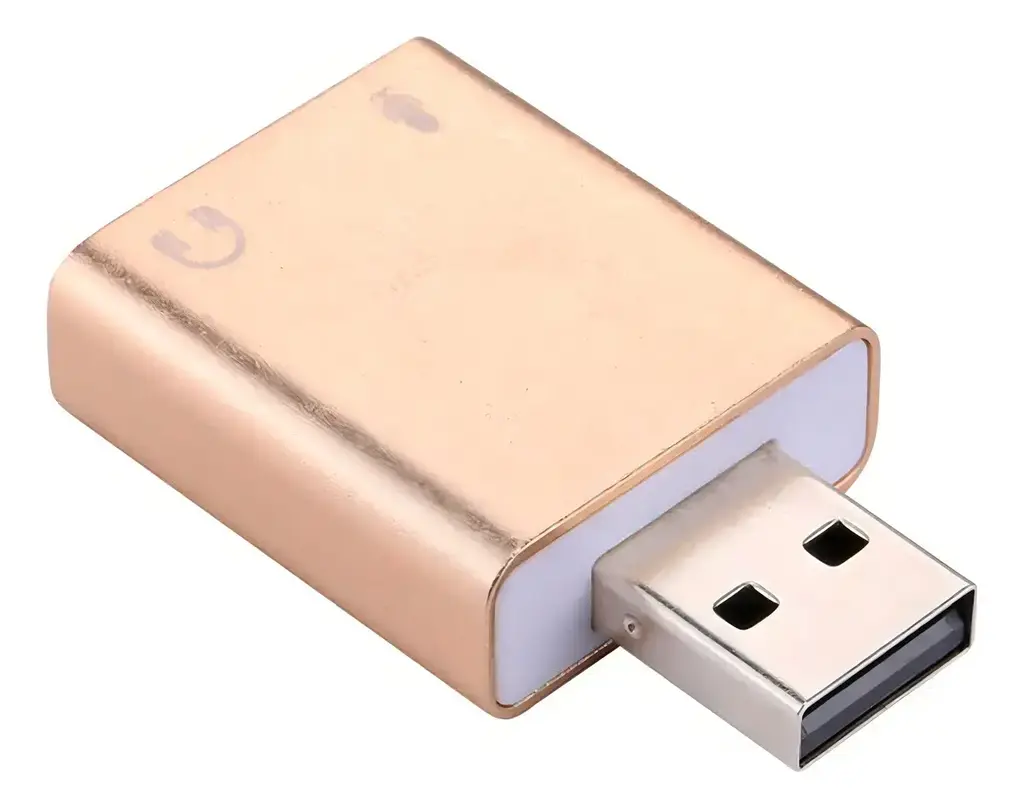 Placa De Sonido Noganet He-282 Usb 7.1 Externa