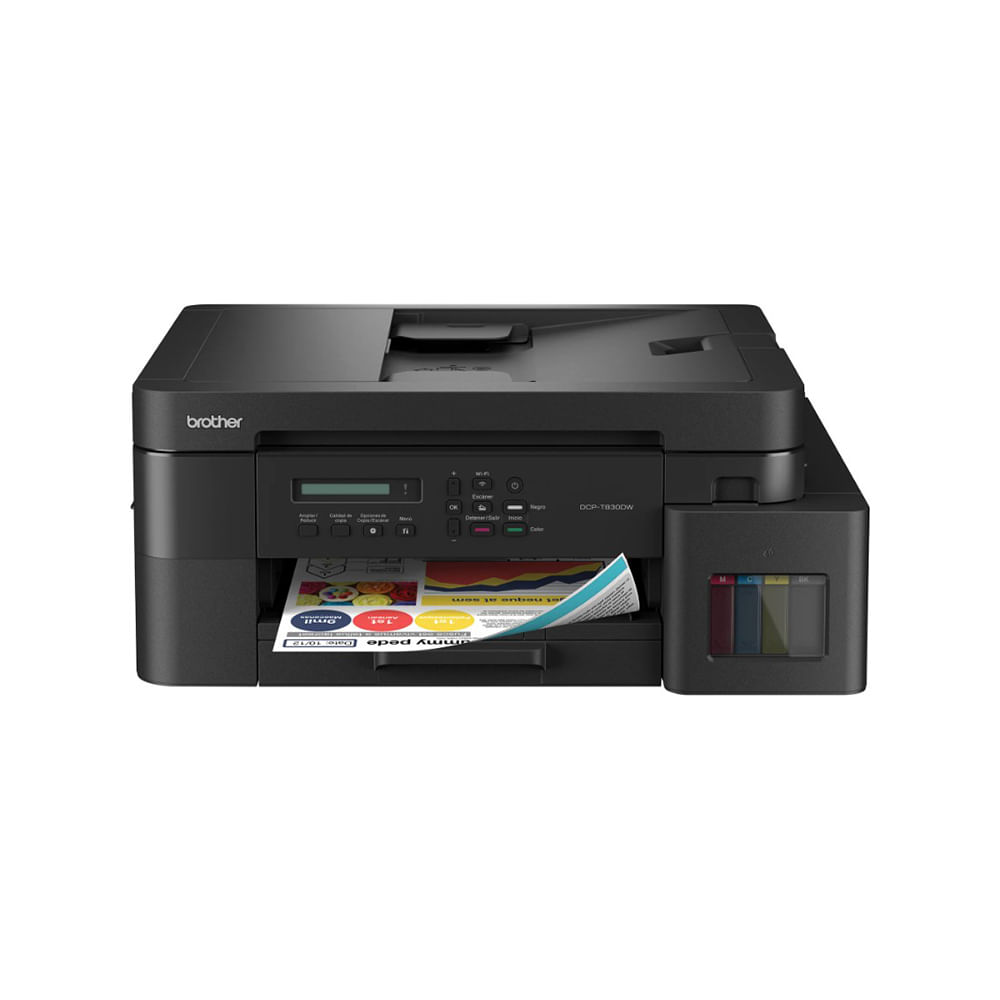Impresora Multifuncion Brother Dcp-T830dw 28-11ppm Sistema Continuo
