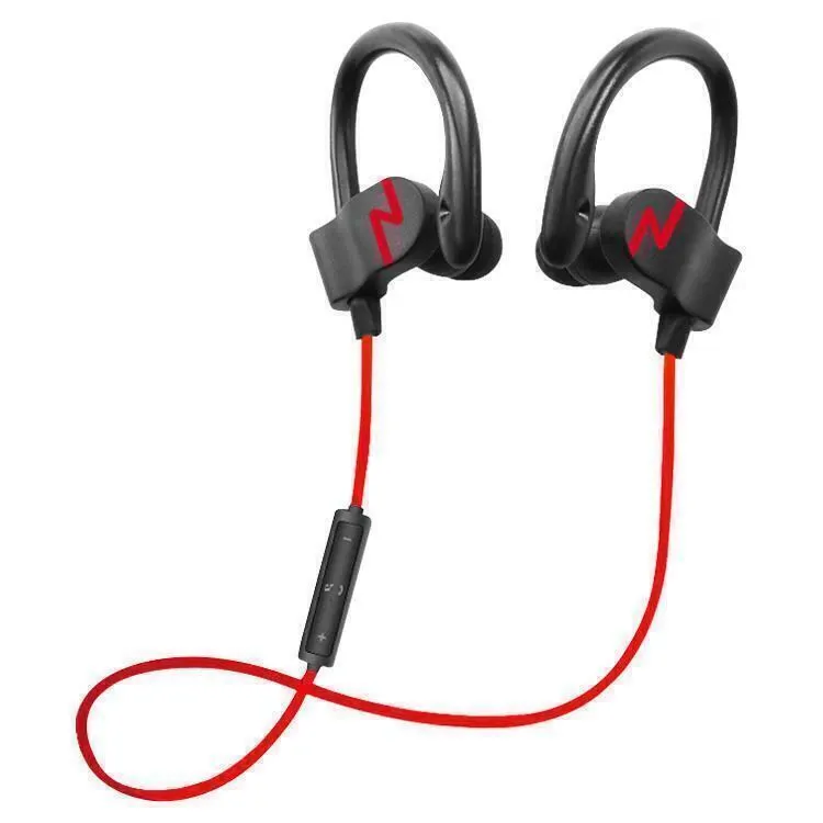 Auriculares In-Ear Noga Sport Fit Ng-Bt300 Negro/Rojo