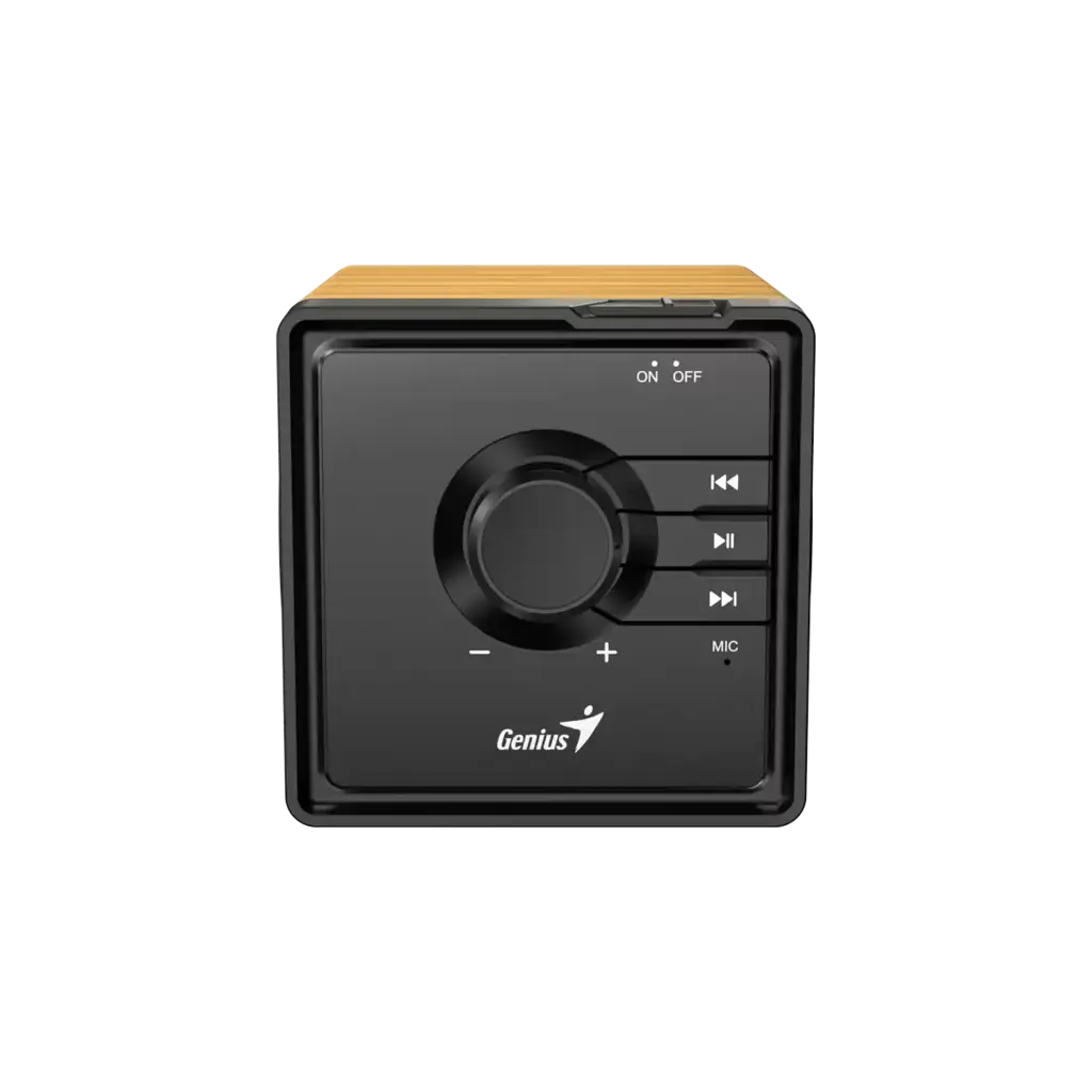 Parlante PortáTil Bluetooth Genius Sp-916bt 6w Madera
