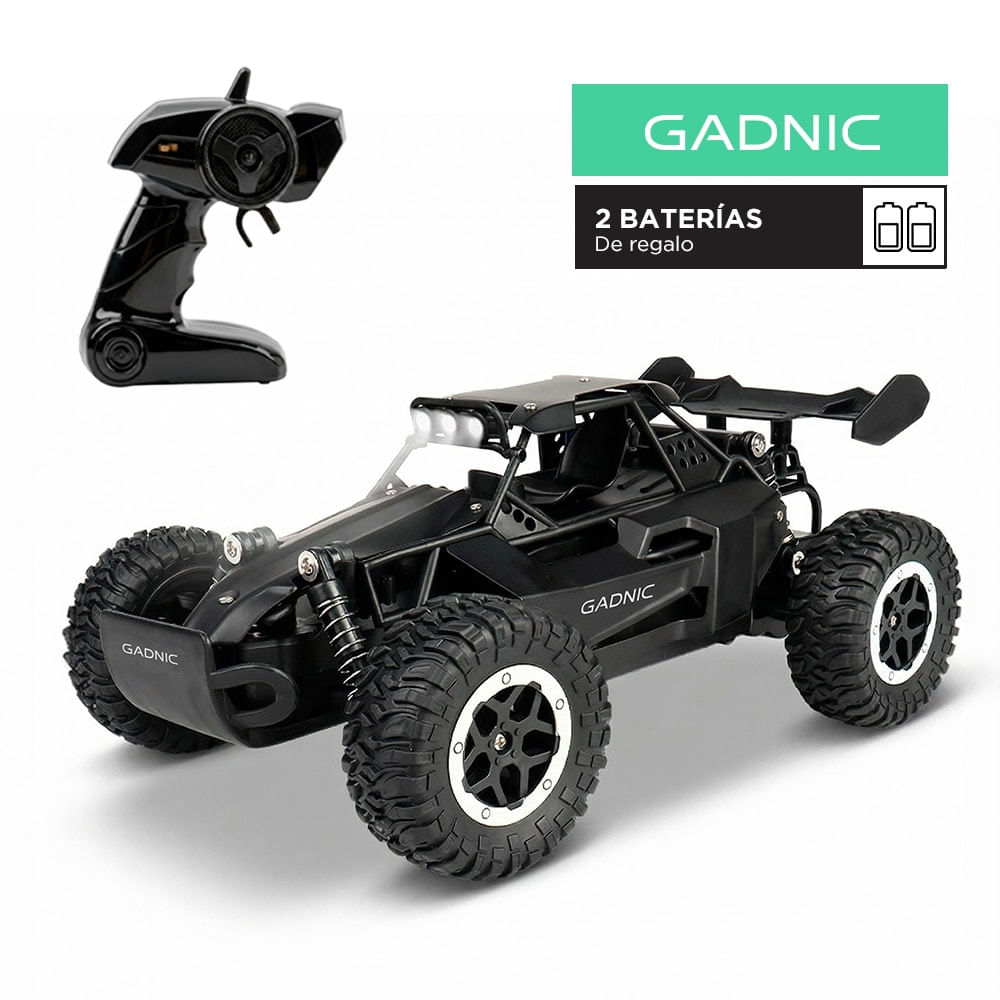 Auto A Control Remoto Gadnic 4x4 Batería Recargable Ruedas Todo Terreno Con Suspensión
