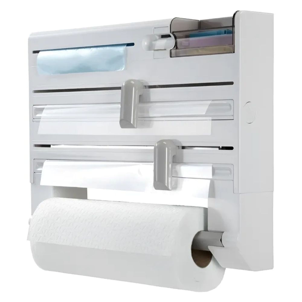 Portarrollos Cocina Leifheit Parat Plus Aluminio Film Papel