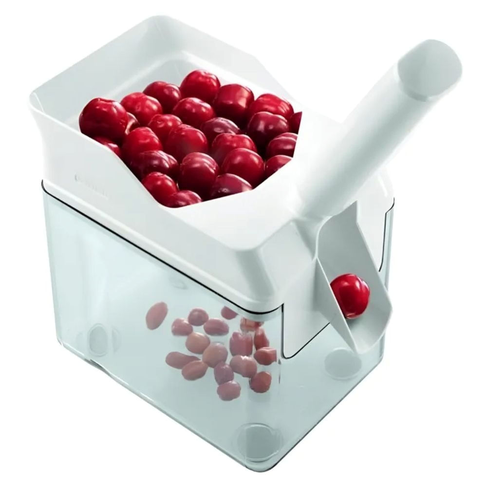 Descarozador De Cerezas Leifheit Con Recipiente Contenedor