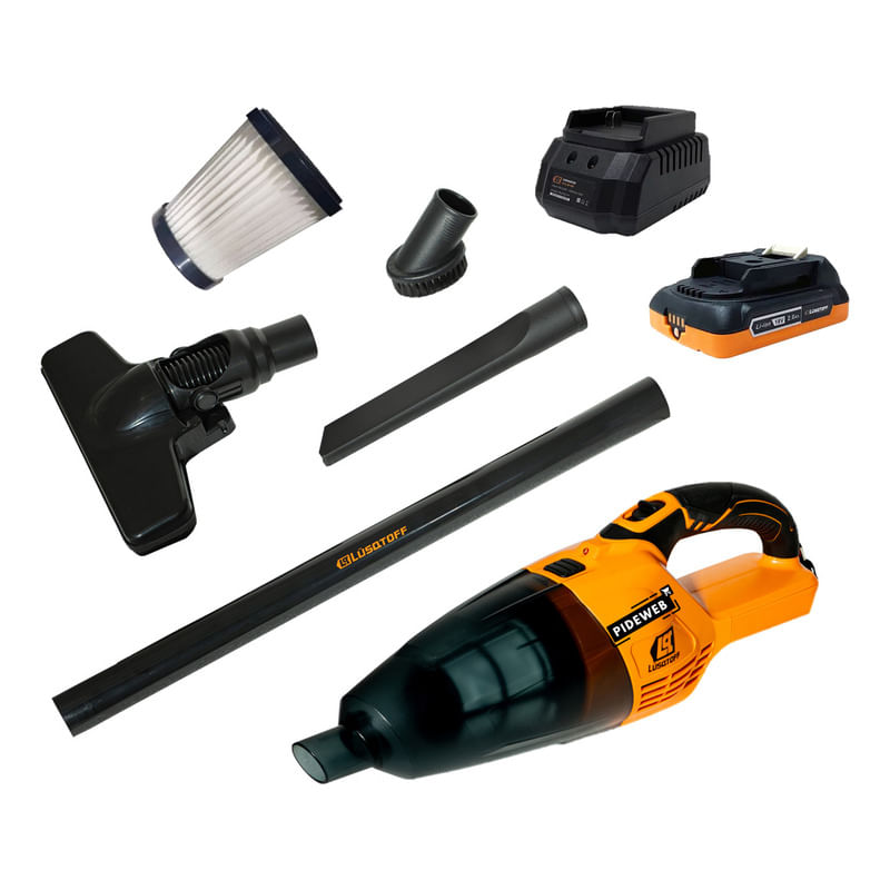 Aspiradora Inalambrica Bateria Accesorios Boquillas Cargador