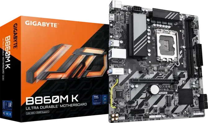 Placa Mother Gigabyte B860M B860M K GEN5 Intel Series 2 Lga1851 DDR5 mATX
