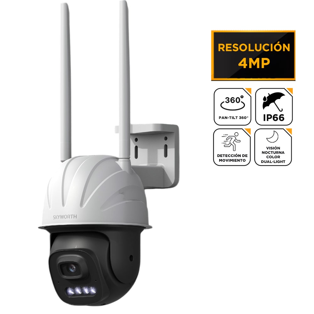 Cámara de Seguridad Dual-Light Skyworth 4MP