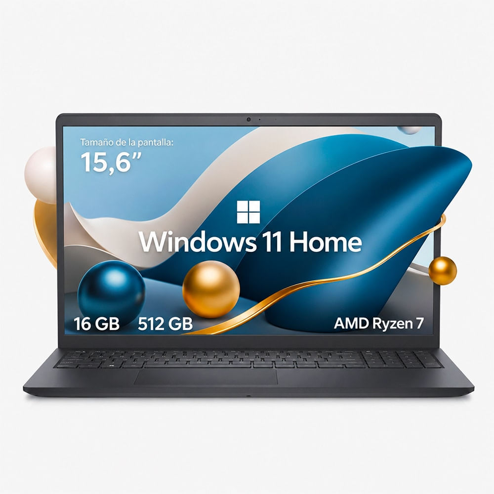 Notebook Dell Inspiron 15,6 Full HD Touch AMD Ryzen 7 RAM 16 GB SSD 512 GB