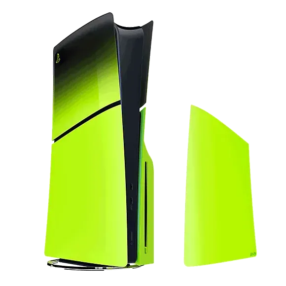 Cover Consola Playstation 5 Slim - Remix Green - Hyperpop Collection
