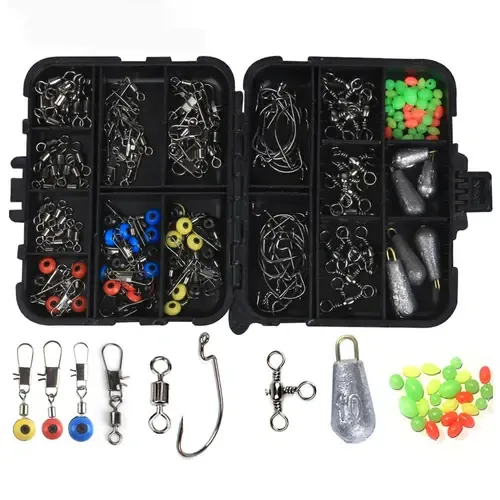 Kit Accesorios De Pesca 160 Unidades Anzuelos -Gadnic FISH0002