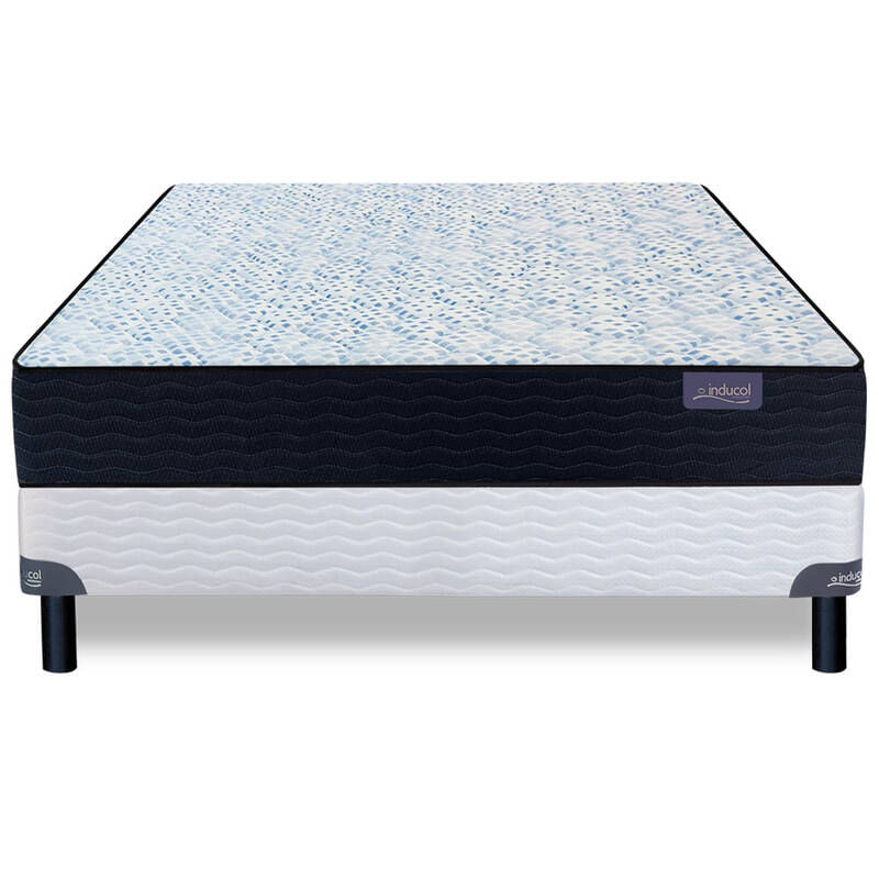 Conjunto Colchon + Sommier Inducol Linea 2000