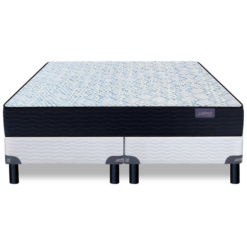 Conjunto Colchon + Sommier Inducol Linea 2000