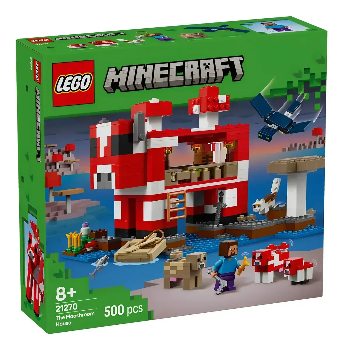 Lego Minecraft La Casa De Champiñon - 500 Piezas