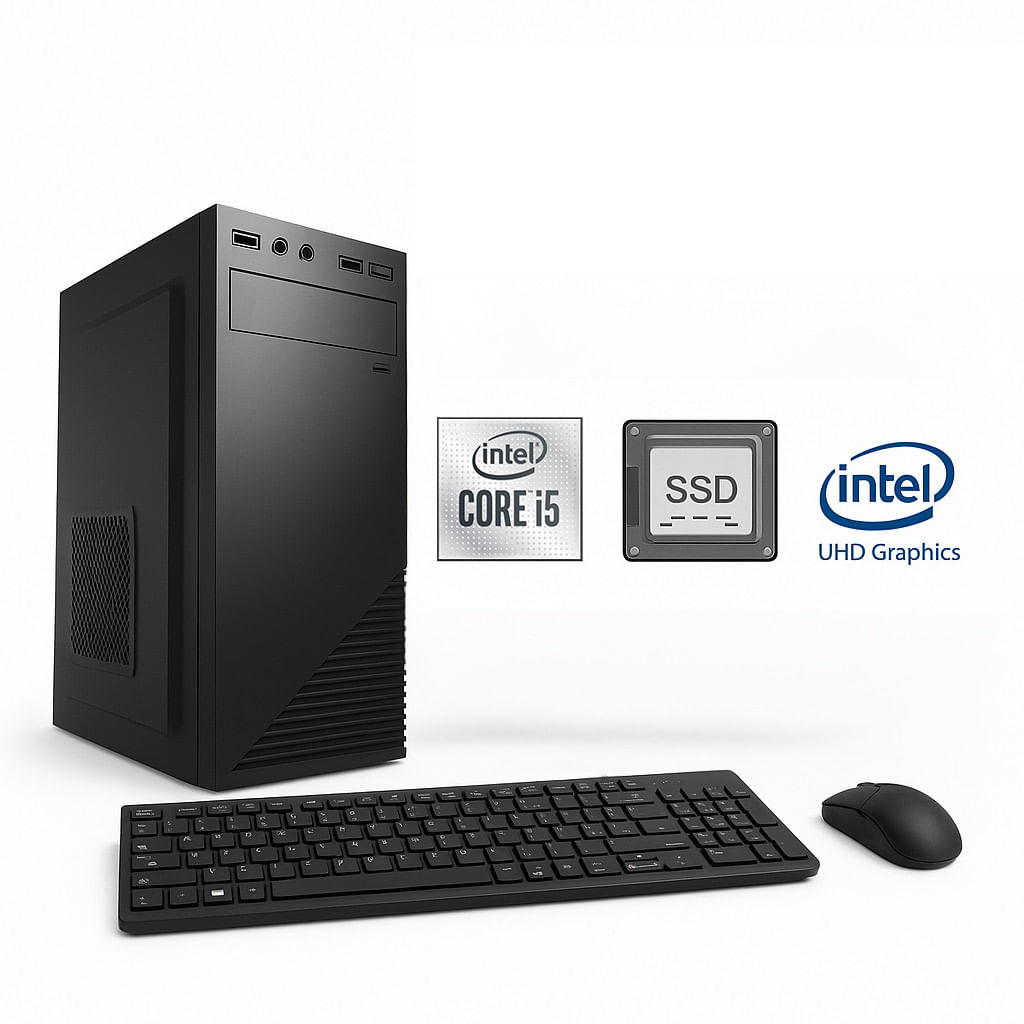 PC ARMADA INTEL i3 12100 8GB SSD 480GB TECLADO PARLANTES MOUSE