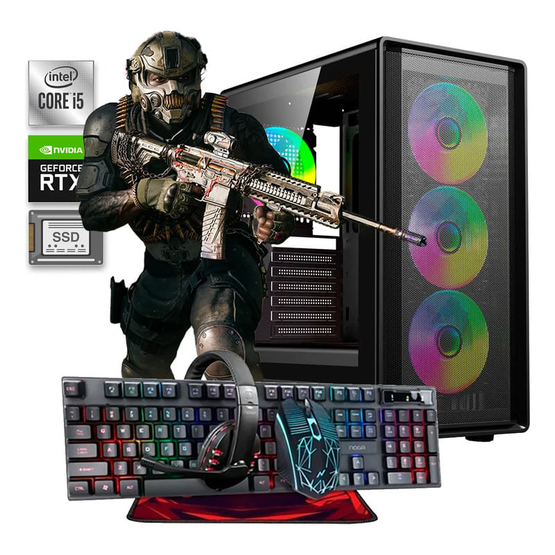 Pc Gamer Armada Intel I5 12400 16gb Ram 960 Ssd Rtx 5050 960 Gb 16 Gb Msi Geforce Rtx5050 Gaming Oc 8gb P