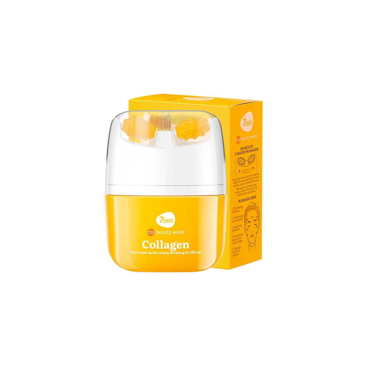 Crema Colágeno con Masajeador - V-Shaping Facial Lifting Concentrate Collagen