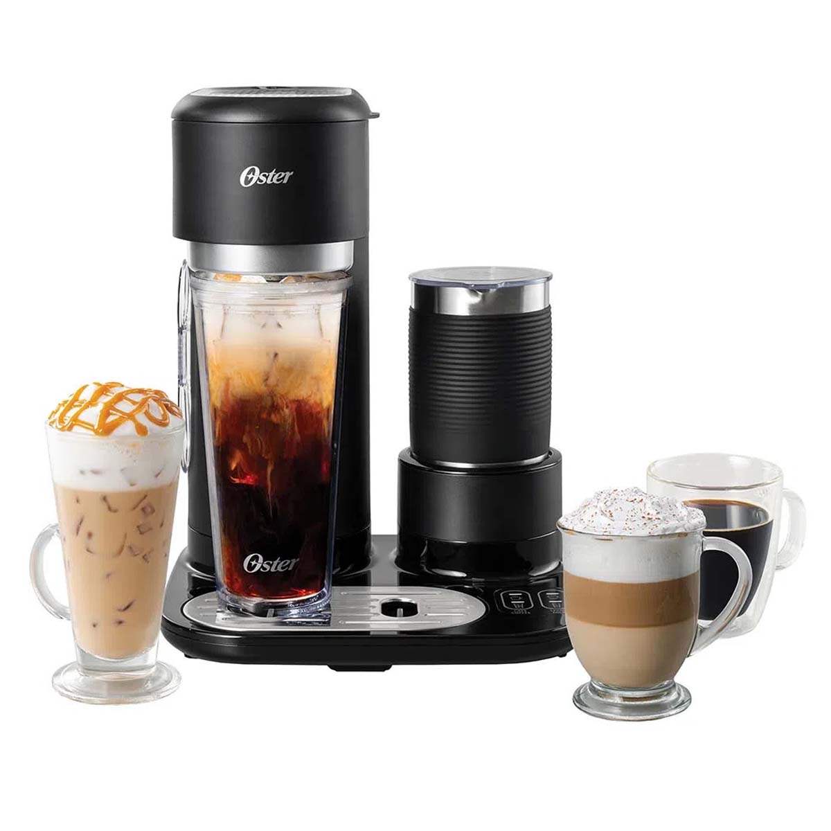 Cafetera Oster Latte 4 en 1 Con Espumador Integrado